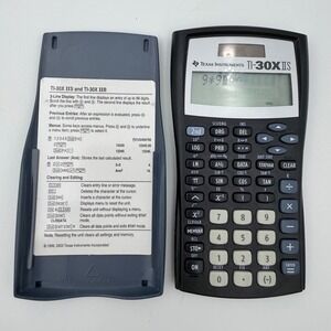 Texas Instruments‎ TI-30X IIS Scientific Calculator w/ Cover Tested